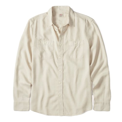 laydown image of Tried and True Chambray Shirt