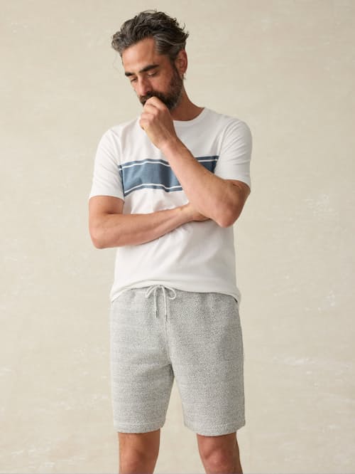 on model image of Whitewater Sweatshort