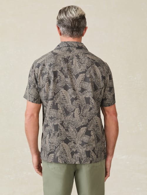 on model image of Breeze Camp Shirt