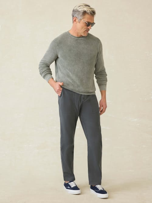 on model image of Dune Utility Pant