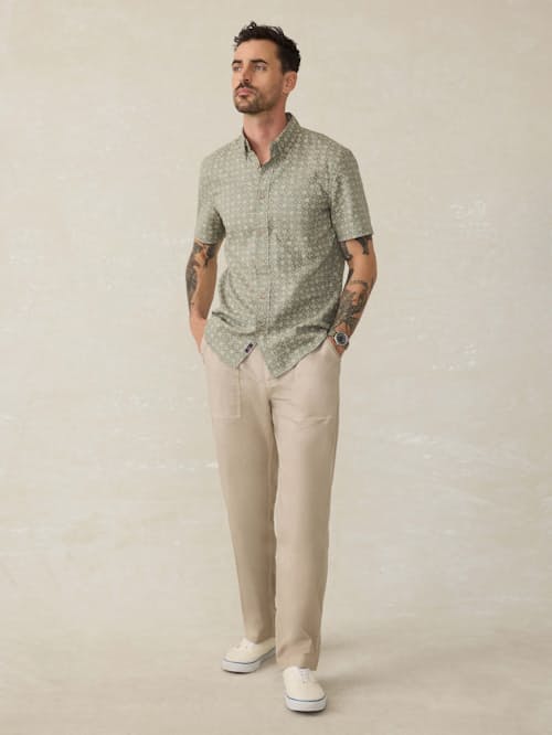 on model image of Dune Utility Pant