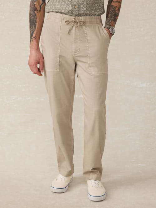 on model image of Dune Utility Pant