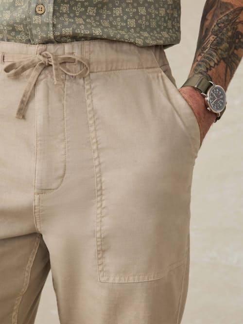 on model image of Dune Utility Pant