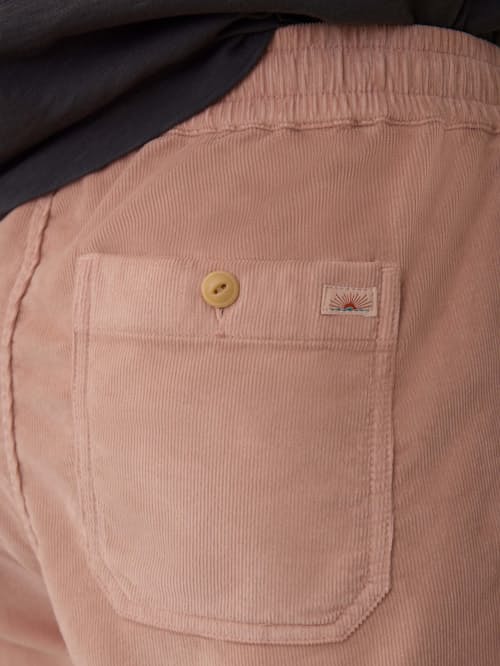 on model image of Corduroy Drawstring Utility Short