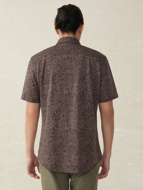 on model image of Hermosa Short Sleeve Shirt