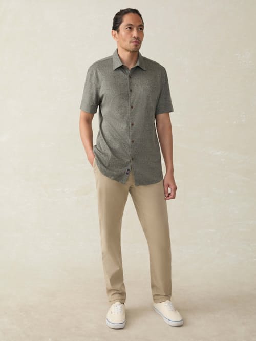 on model image of Hermosa Short Sleeve Shirt