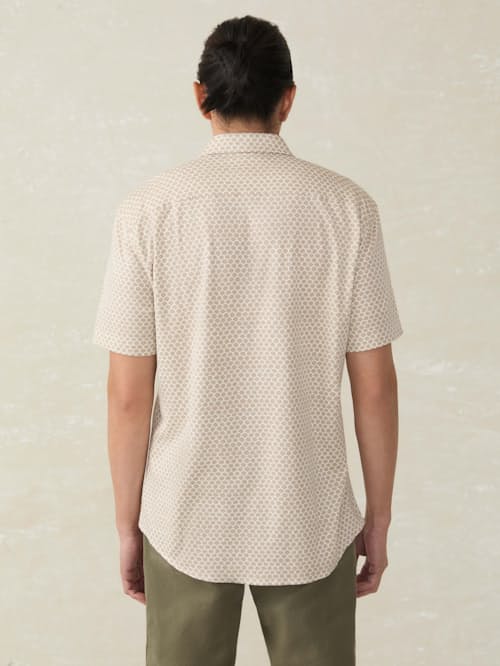 on model image of Hermosa Short Sleeve Shirt