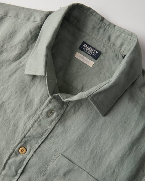 laydown detail image of Laguna Linen Shirt