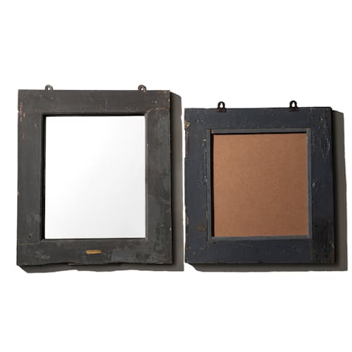 laydown image of Vintage Window Mirror