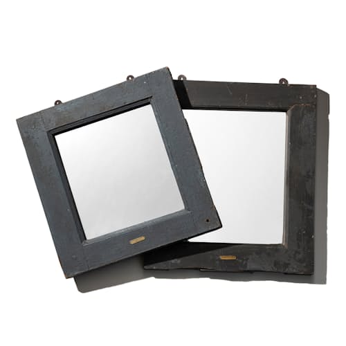 laydown image of Vintage Window Mirror