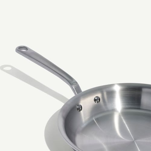 laydown detail image of 10" Stainless Clad Frying Pan