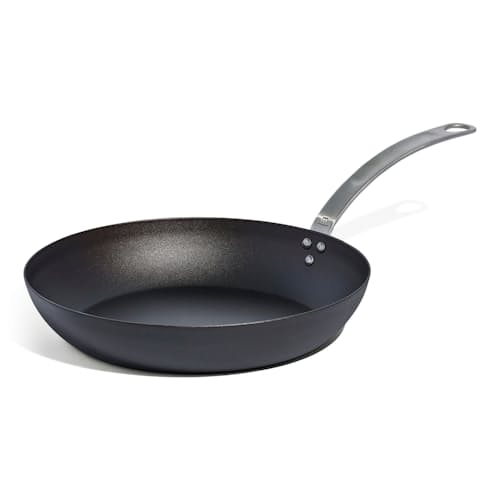 laydown image of 12" Carbon Steel Frying Pan