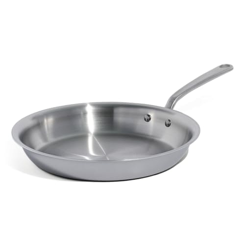 laydown image of 12" Stainless Clad Frying Pan
