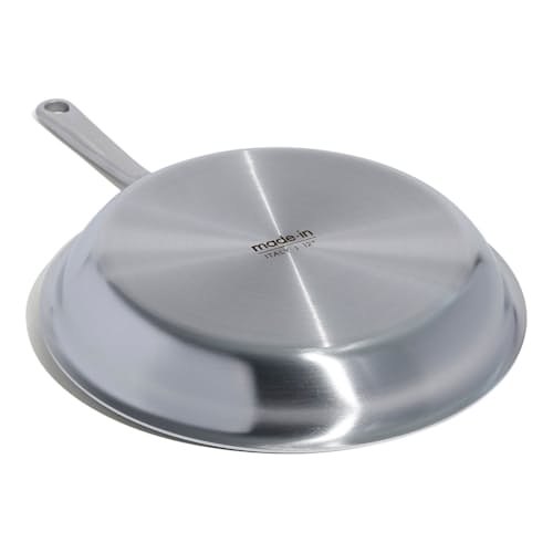laydown image of 12" Stainless Clad Frying Pan