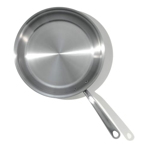 laydown image of 12" Stainless Clad Frying Pan