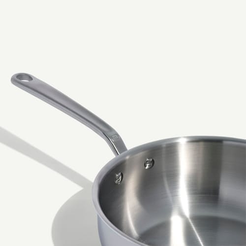 laydown detail image of 3 Qt Stainless Clad Saucier