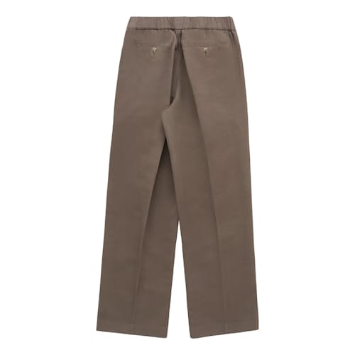 laydown image of Park Cotton Linen Pleated Pant