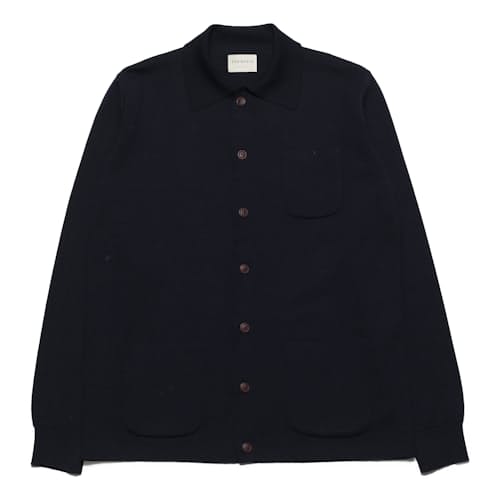 laydown image of Organic Cotton Station Cardigan