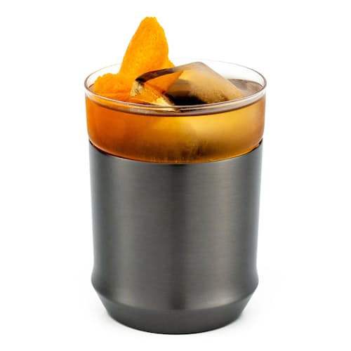 laydown image of The Hybrid Cocktail Glass