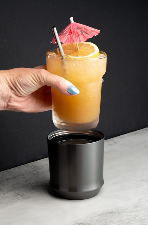 lifestyle image of The Hybrid Cocktail Glass