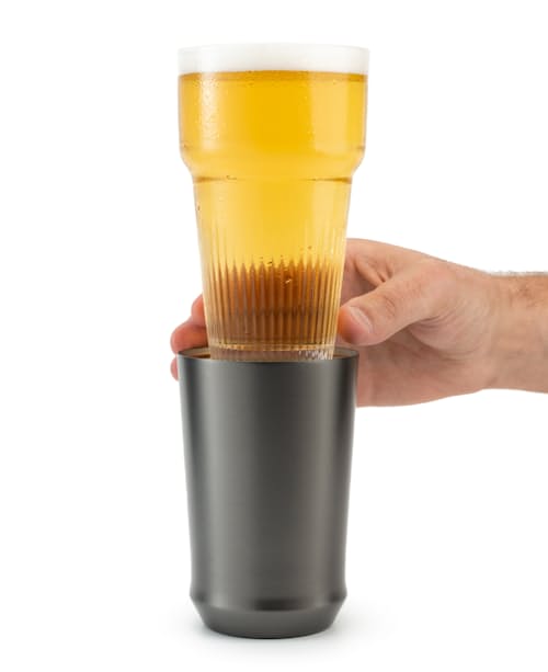 laydown detail image of The Hybrid Pint Glass