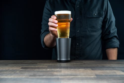 lifestyle image of The Hybrid Pint Glass