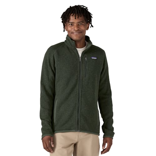on model image of Better Sweater Fleece Jacket