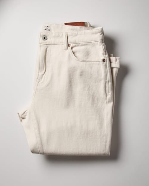 no crop image of Stretch Selvedge Denim - HB Athletic Tapered