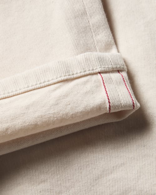 laydown detail image of Stretch Selvedge Denim - HB Athletic Tapered