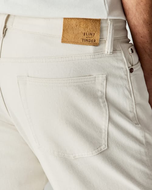 lifestyle image of Stretch Selvedge Denim - HB Athletic Tapered