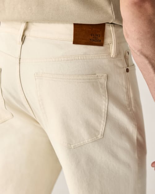 on model image of Stretch Selvedge Denim - HB Classic