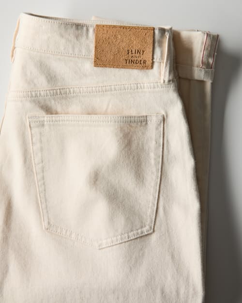 laydown detail image of Stretch Selvedge Denim - HB Classic