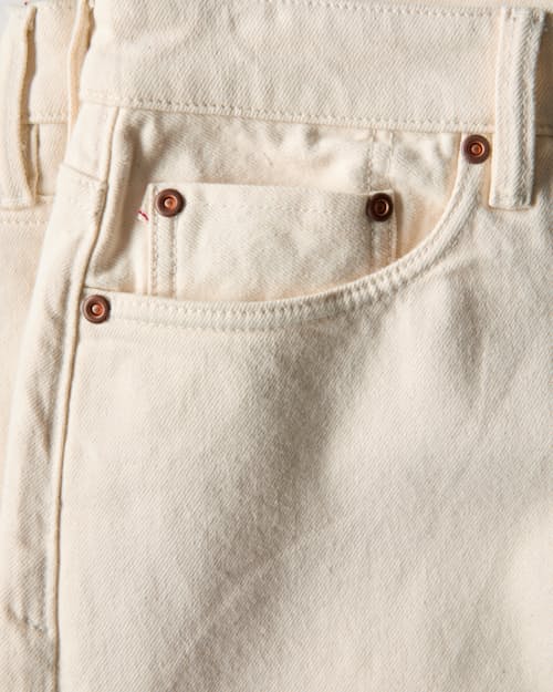 laydown detail image of Stretch Selvedge Denim - HB Straight