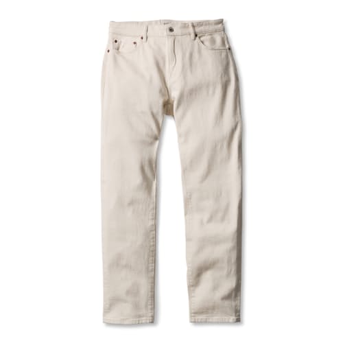 laydown image of Stretch Selvedge Denim - HB Straight