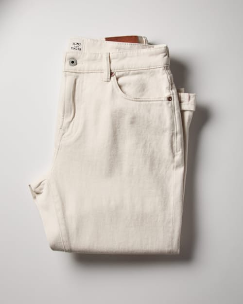 no crop image of Stretch Selvedge Denim - HB Straight