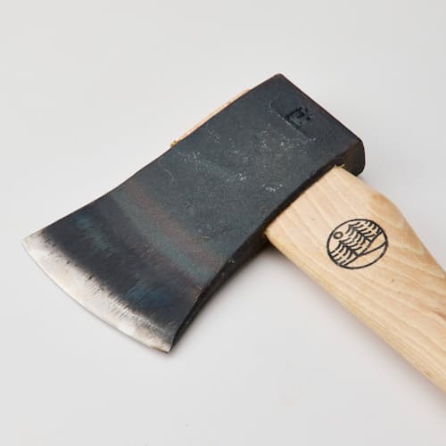 laydown detail image of The Scout USA made Camp Hatchet