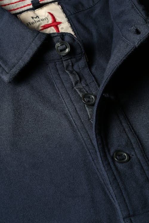 laydown detail image of Pique Long Sleeve Polo