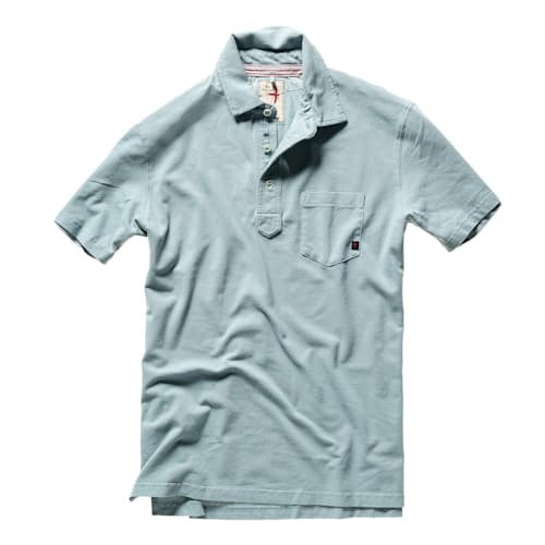 laydown image of Pique Slot Polo