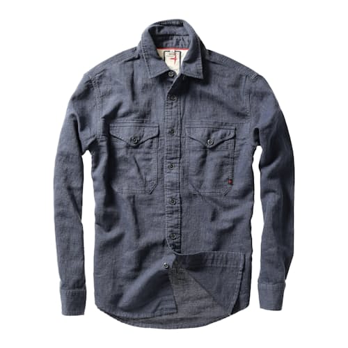 laydown image of Slub Linen Workshirt