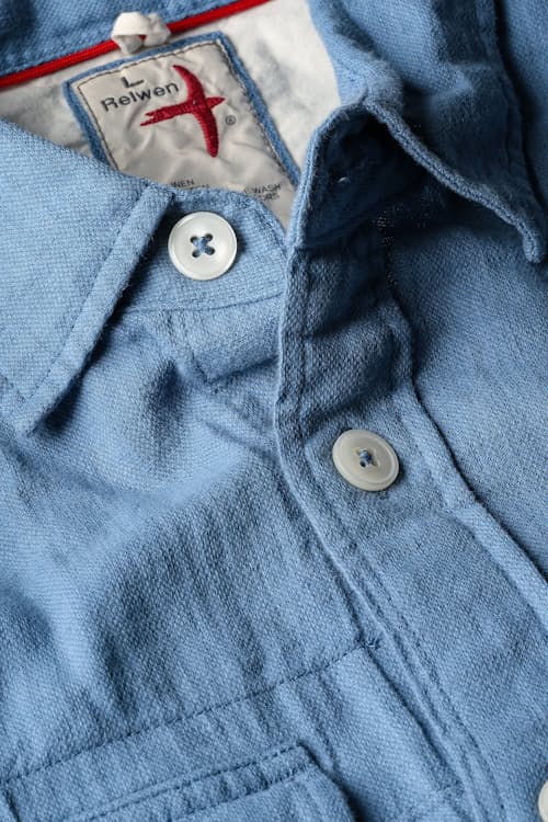 laydown detail image of Slub Linen Workshirt