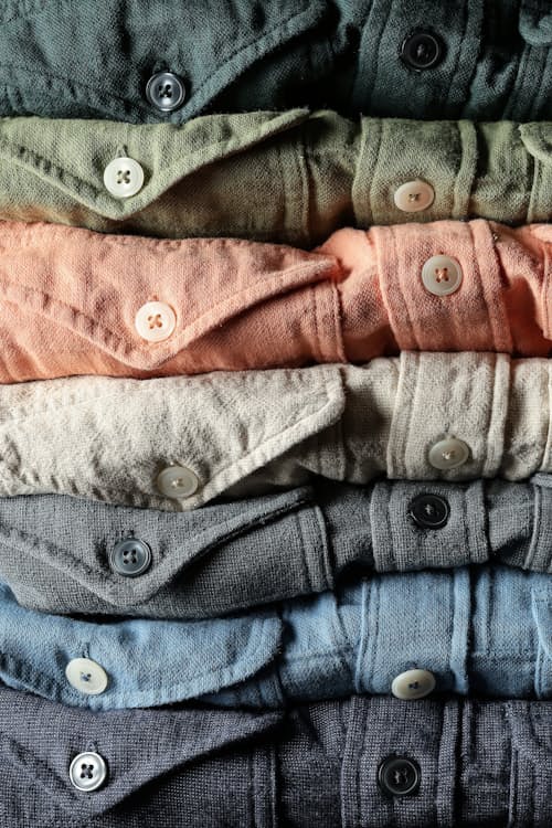 laydown detail image of Slub Linen Workshirt