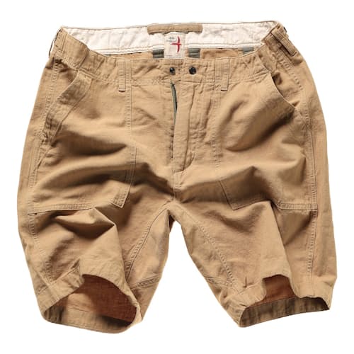 laydown image of Cotton Linen Supply Short - 8.5"
