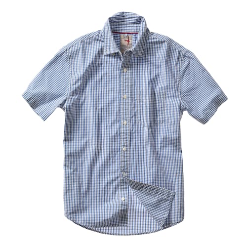 laydown image of Highland Blues Short Sleeve Shirt