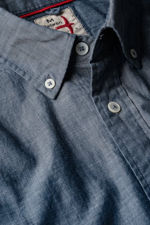 laydown detail image of Highland Blues Short Sleeve Shirt
