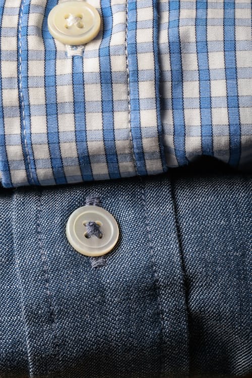 laydown detail image of Highland Blues Short Sleeve Shirt