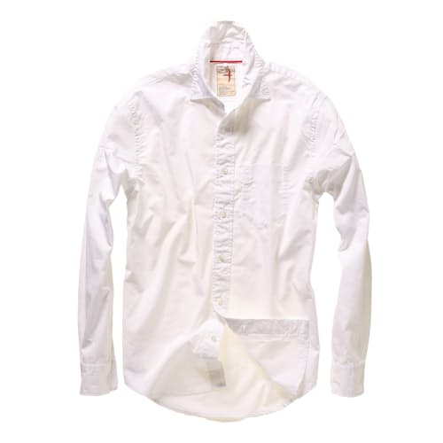 laydown image of Yarn Dyed Poplin Shirt