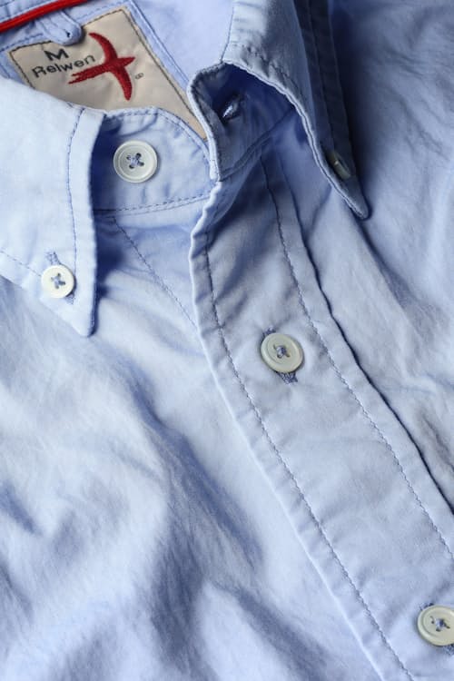 laydown detail image of Yarn Dyed Poplin Shirt