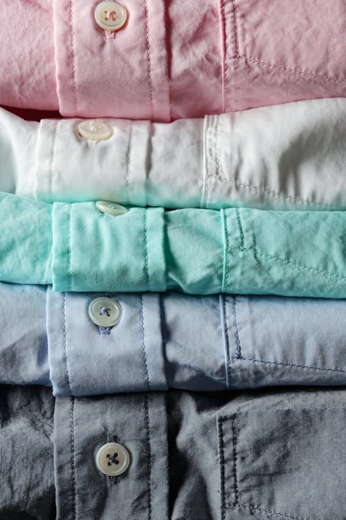 laydown detail image of Yarn Dyed Poplin Shirt