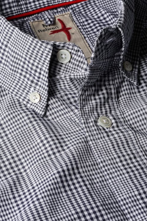 laydown detail image of Graph Plaids Long Sleeve Shirt