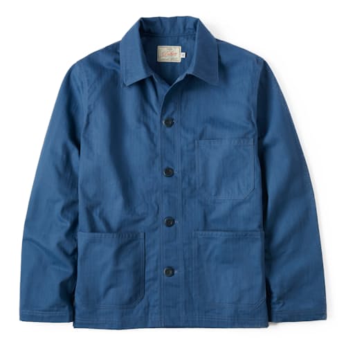 laydown image of Woven Chore Coat